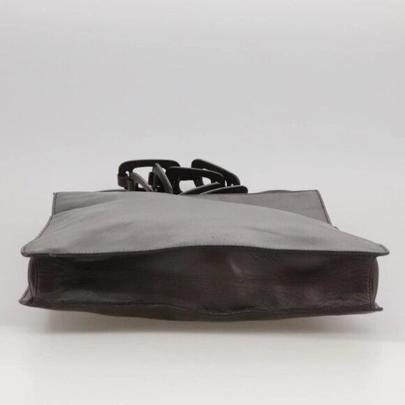 GUCCI Shoulder Bag Nylon Brown Gold Auth bs20545 - Picture 7 of 16